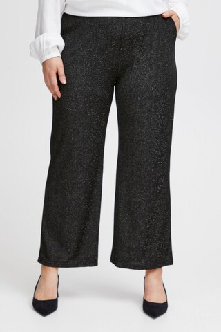 Wide leg Pantaloni 'Fpluca Pa 1' di Fransa in nero: frontale