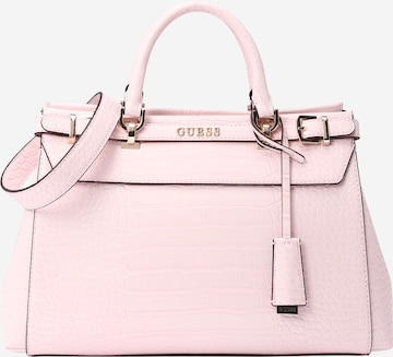 GUESS Τσάντα χειρός 'SESTRI LUXURY' σε ροζ: μπροστά