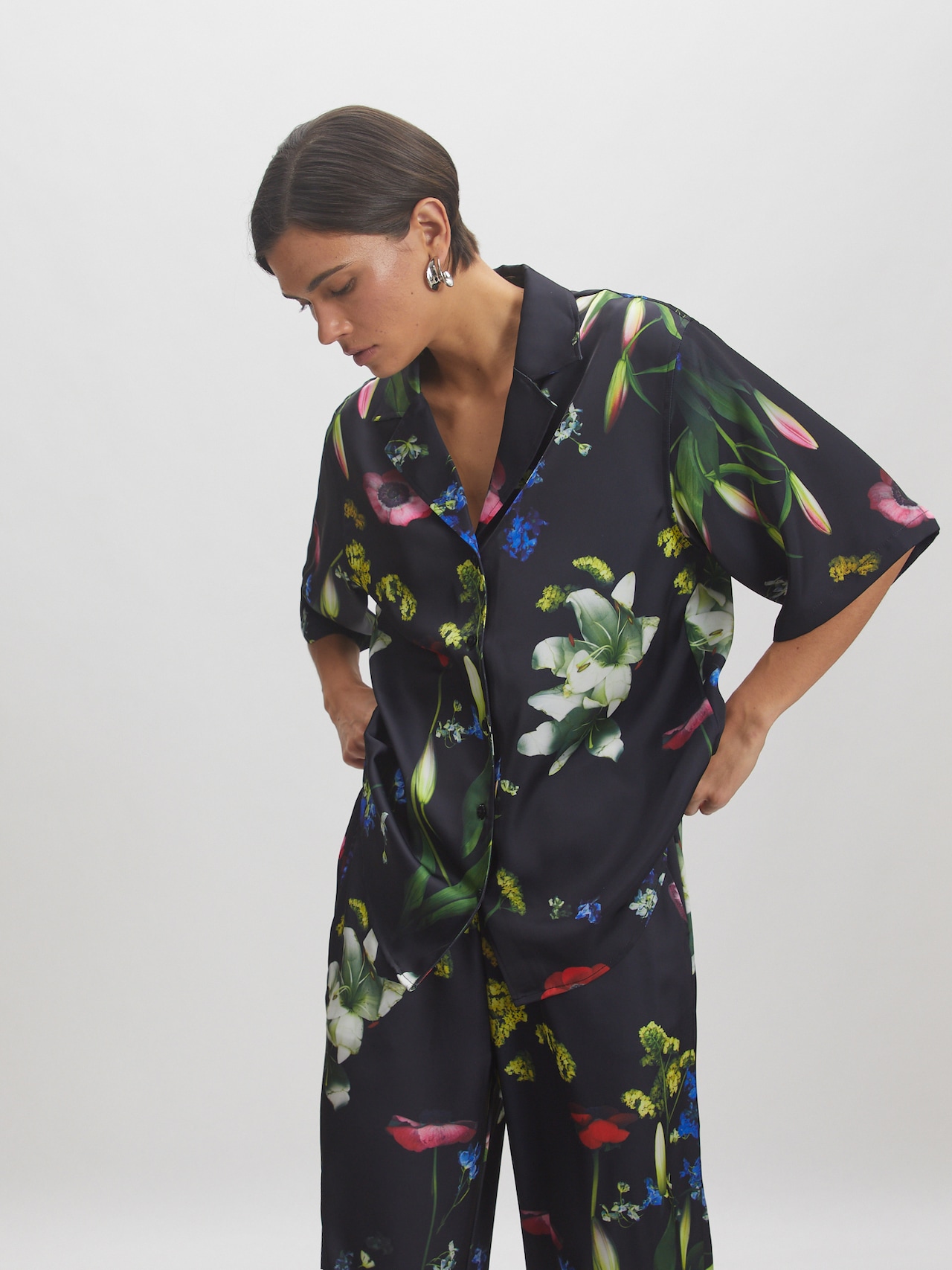 EDITED Blouse 'Chris' Gemengde kleuren