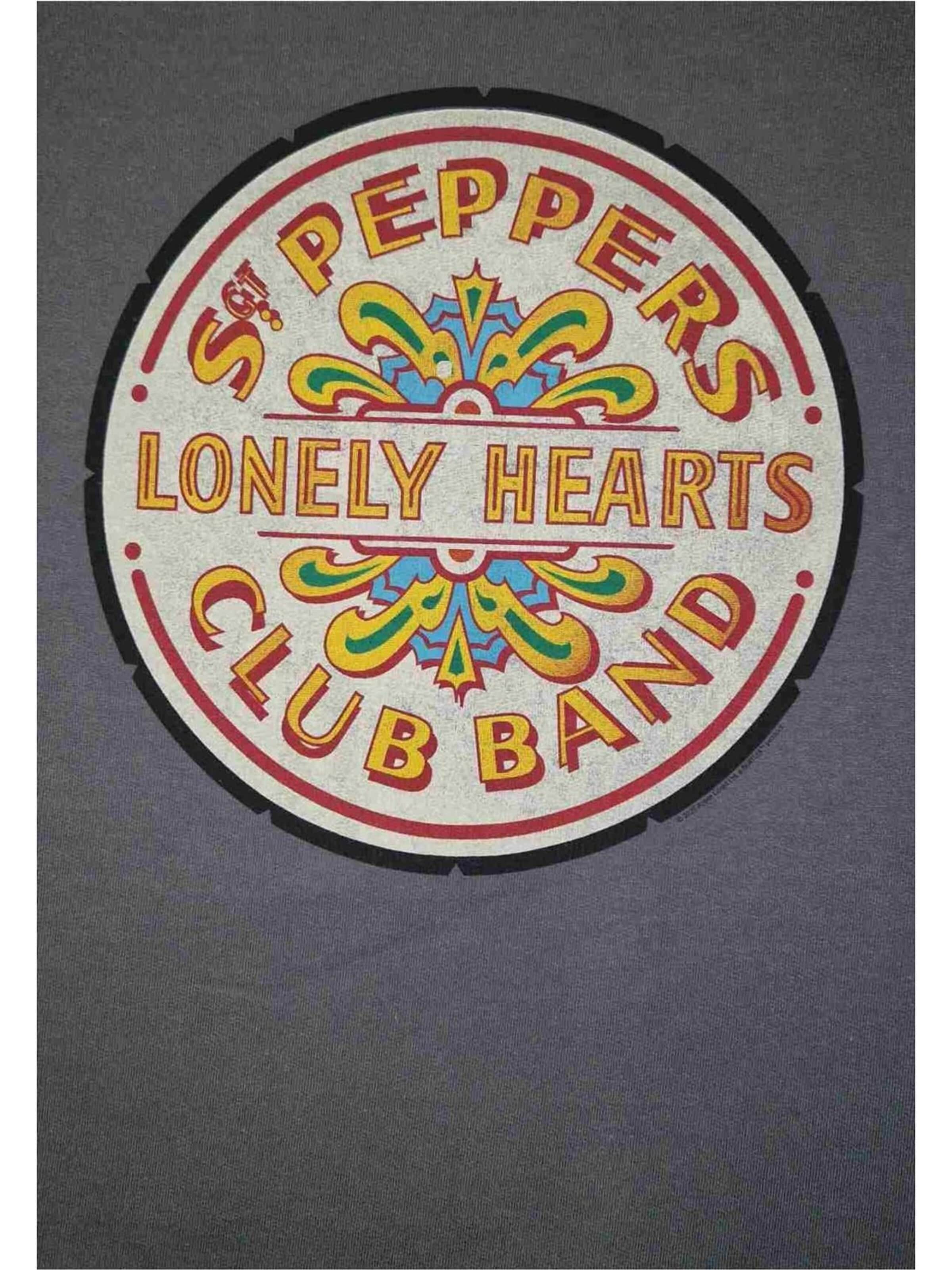 The Beatles Sweatshirt 'Beatles lonely Hearts Club  Sweatshirt Sweatshirt' in Grijs