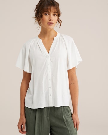 WE Fashion Pusero värissä valkoinen: etupuoli
