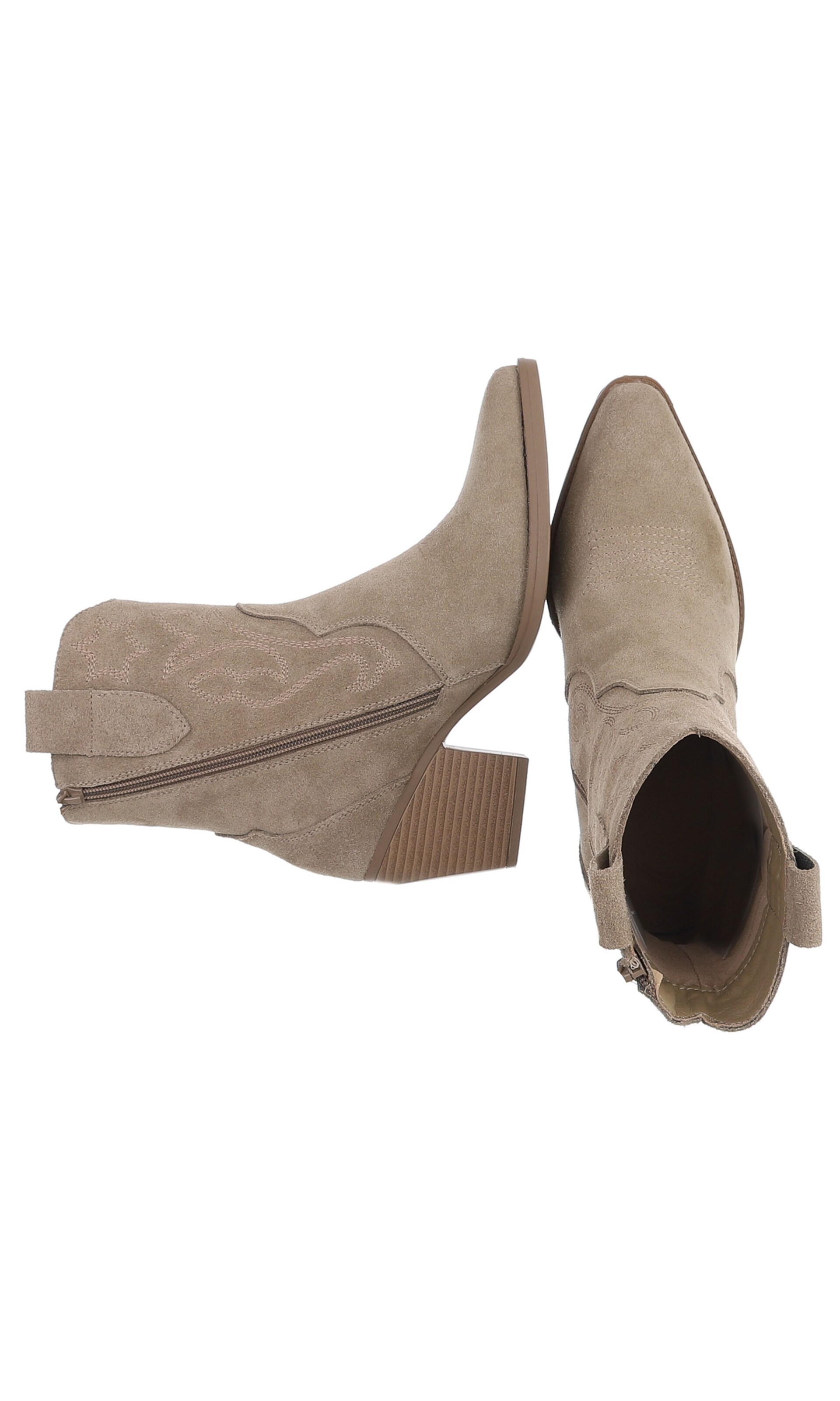 Ital-Design Cowboystiefel in Grau