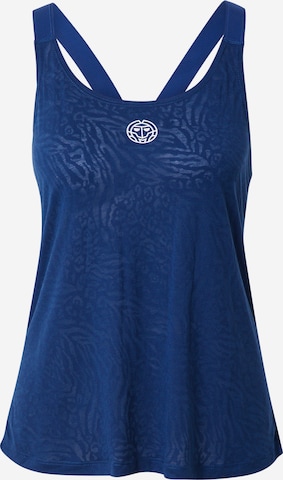 BIDI BADU Sports Top 'Maila Burnout Tech' in Blue: front