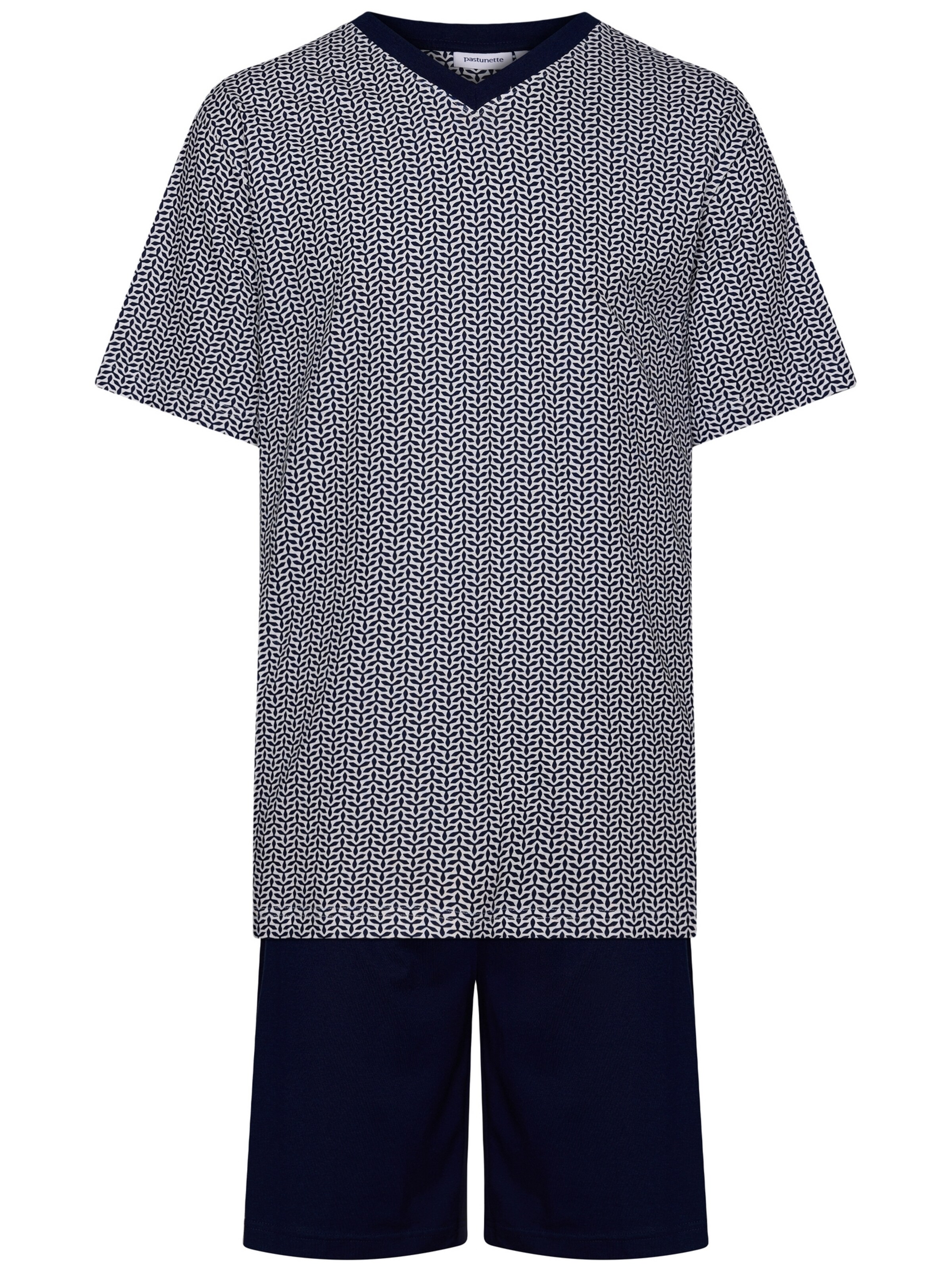 Pastunette Pyjama kort 'Shortama' in Blauw: voorkant