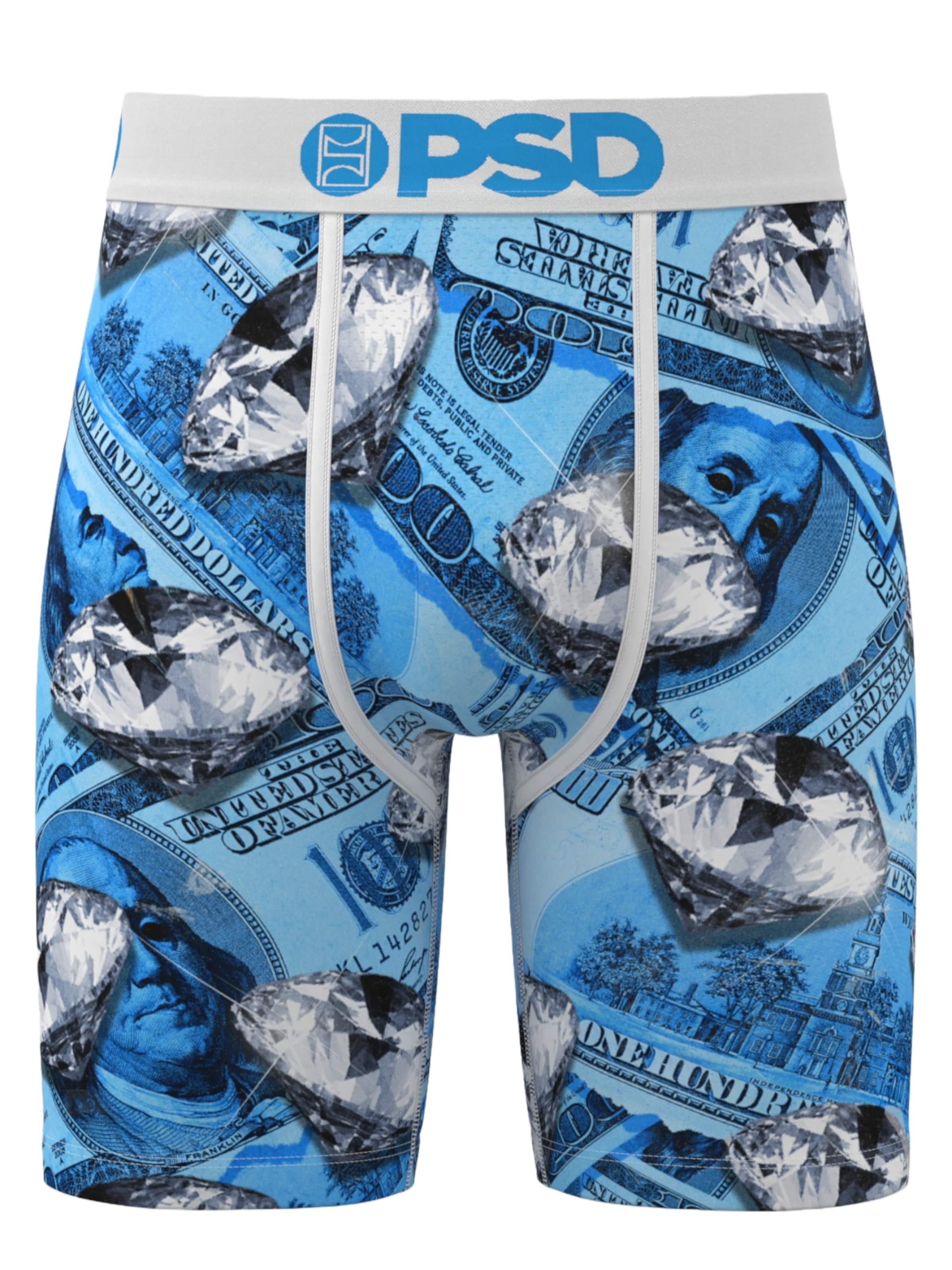 PSD Boxers 'BLUE FORTUNE' en mélange de couleurs, Vue avec produit