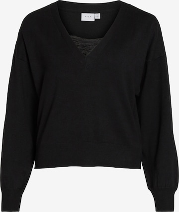 VILA - Pullover 'Tracy' em preto: frente