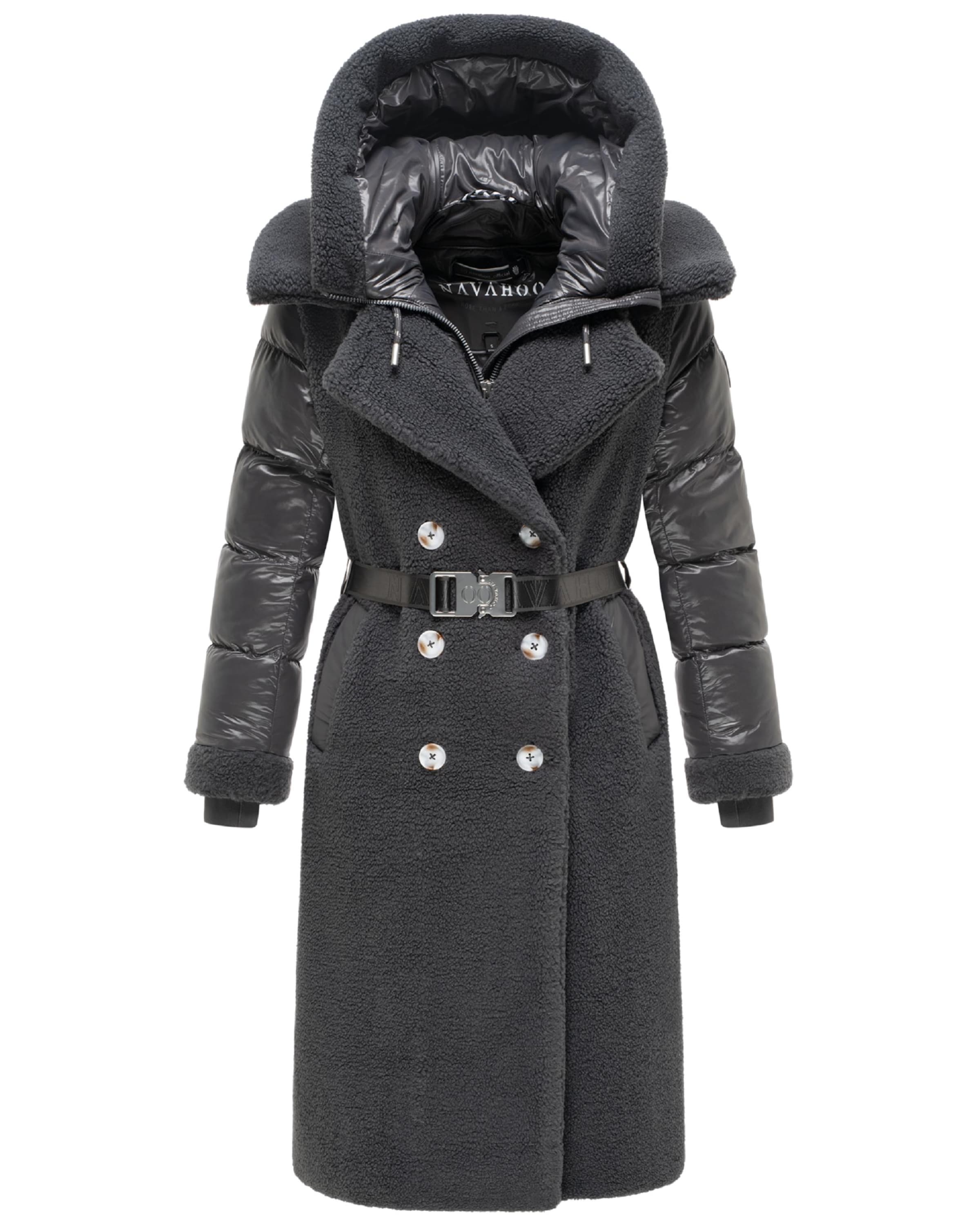 NAVAHOO Winter coat in Grey: front