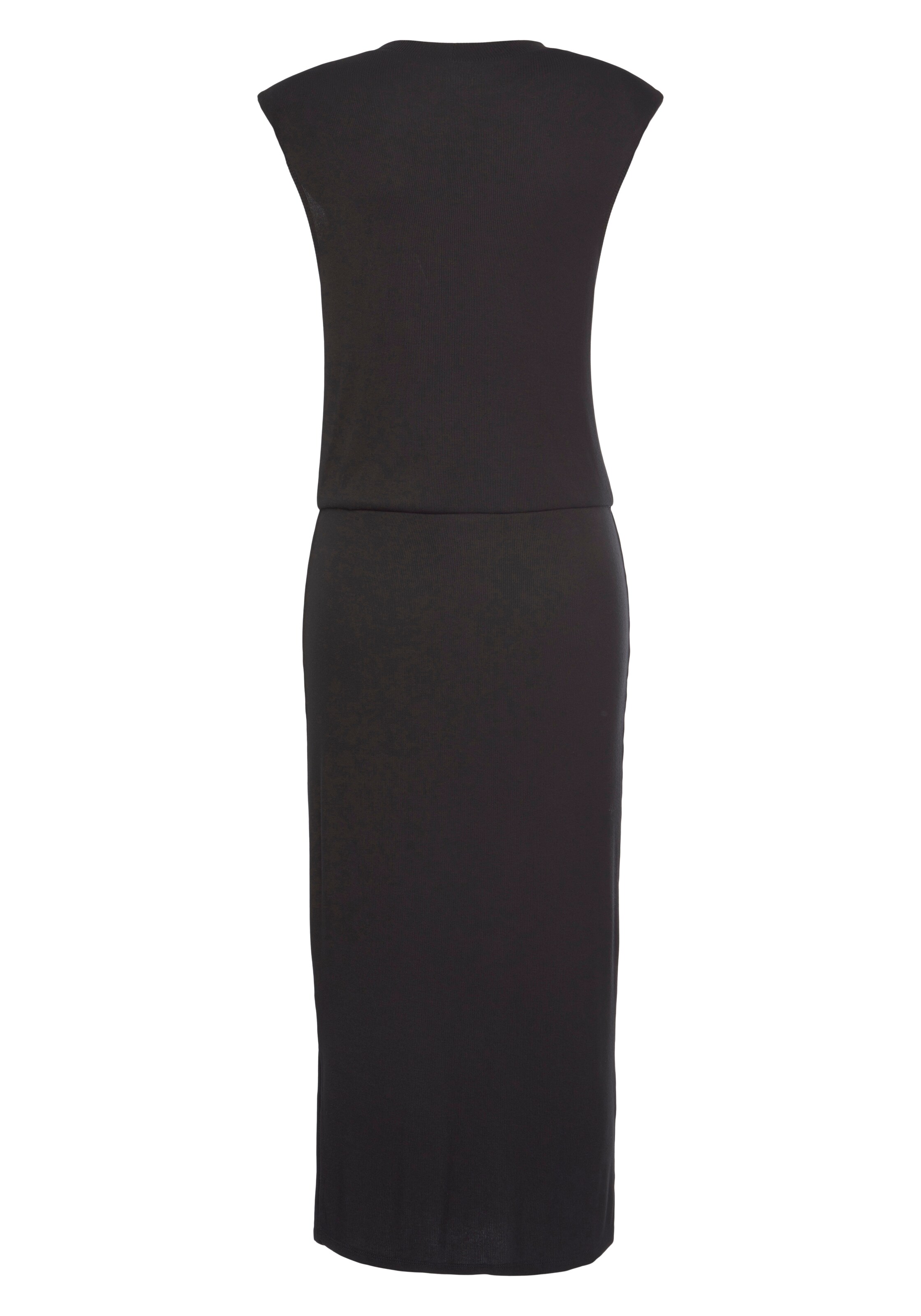 LASCANA Strickkleid in Schwarz