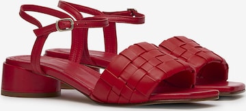 Sandales 'Pala' LOTTUSSE en rouge