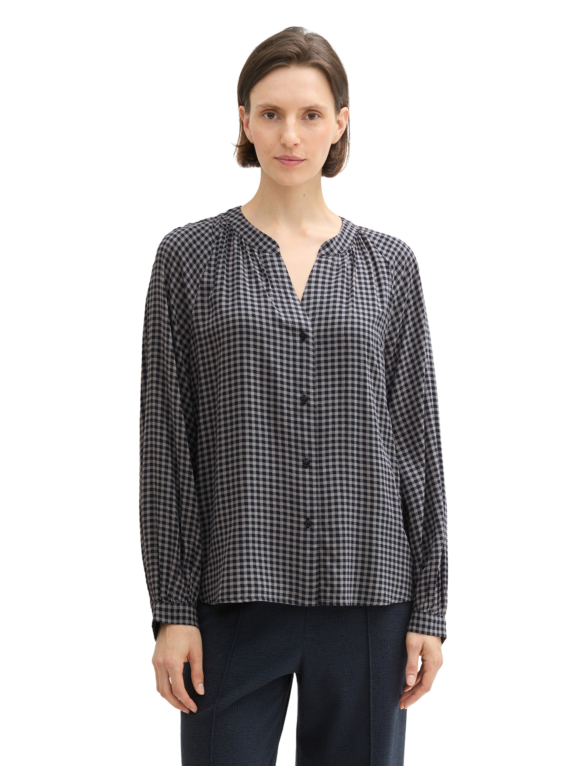 TOM TAILOR Bluse in Blau: Vorderseite