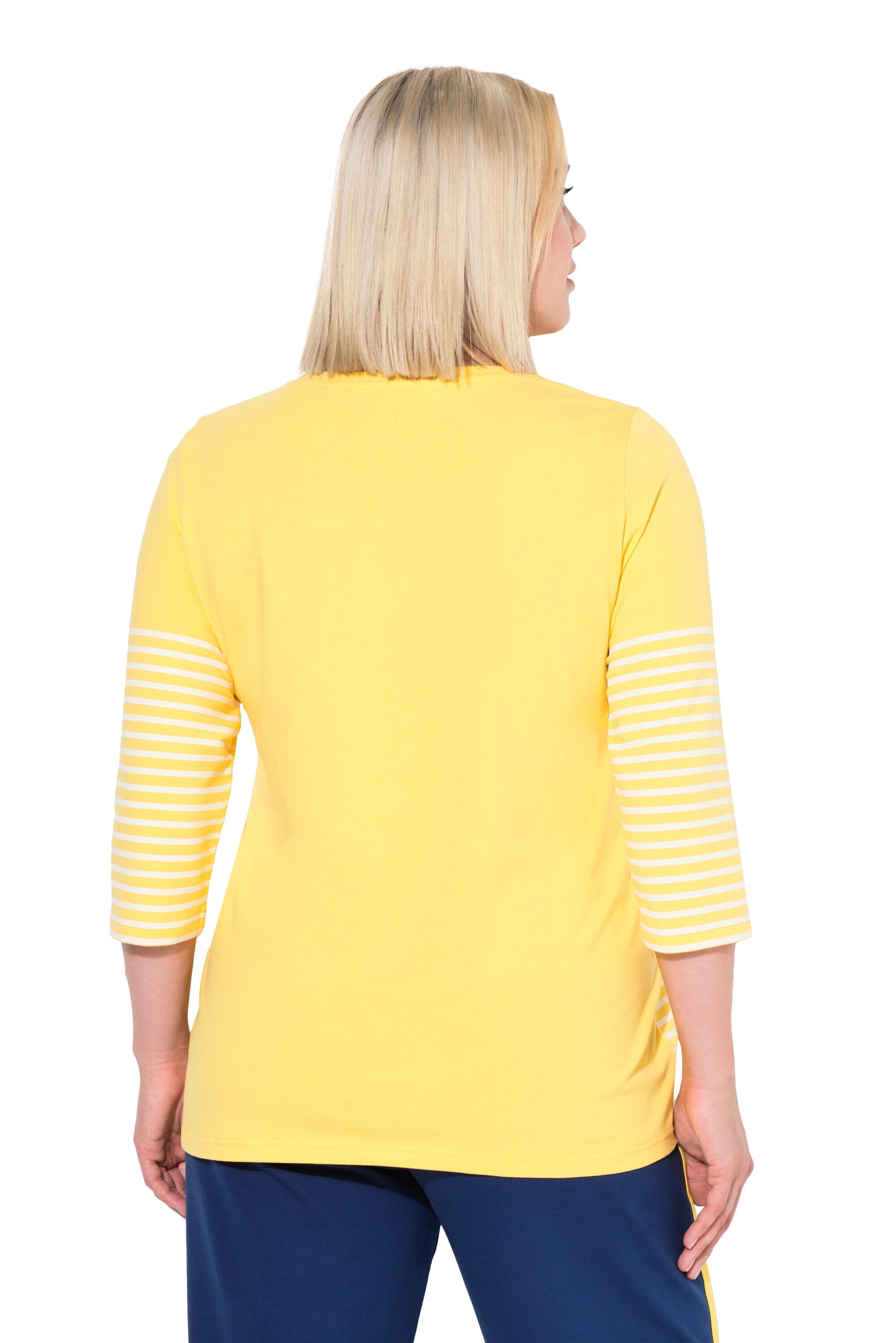 T-shirt Ulla Popken en jaune