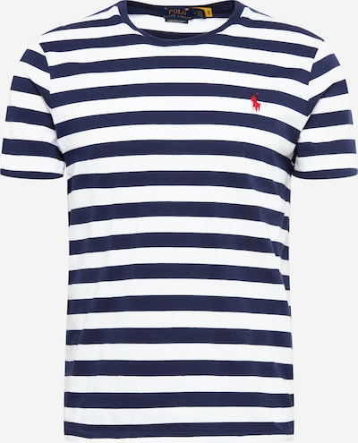 POLO RALPH LAUREN Majica | marine / bela barva, Prikaz izdelka