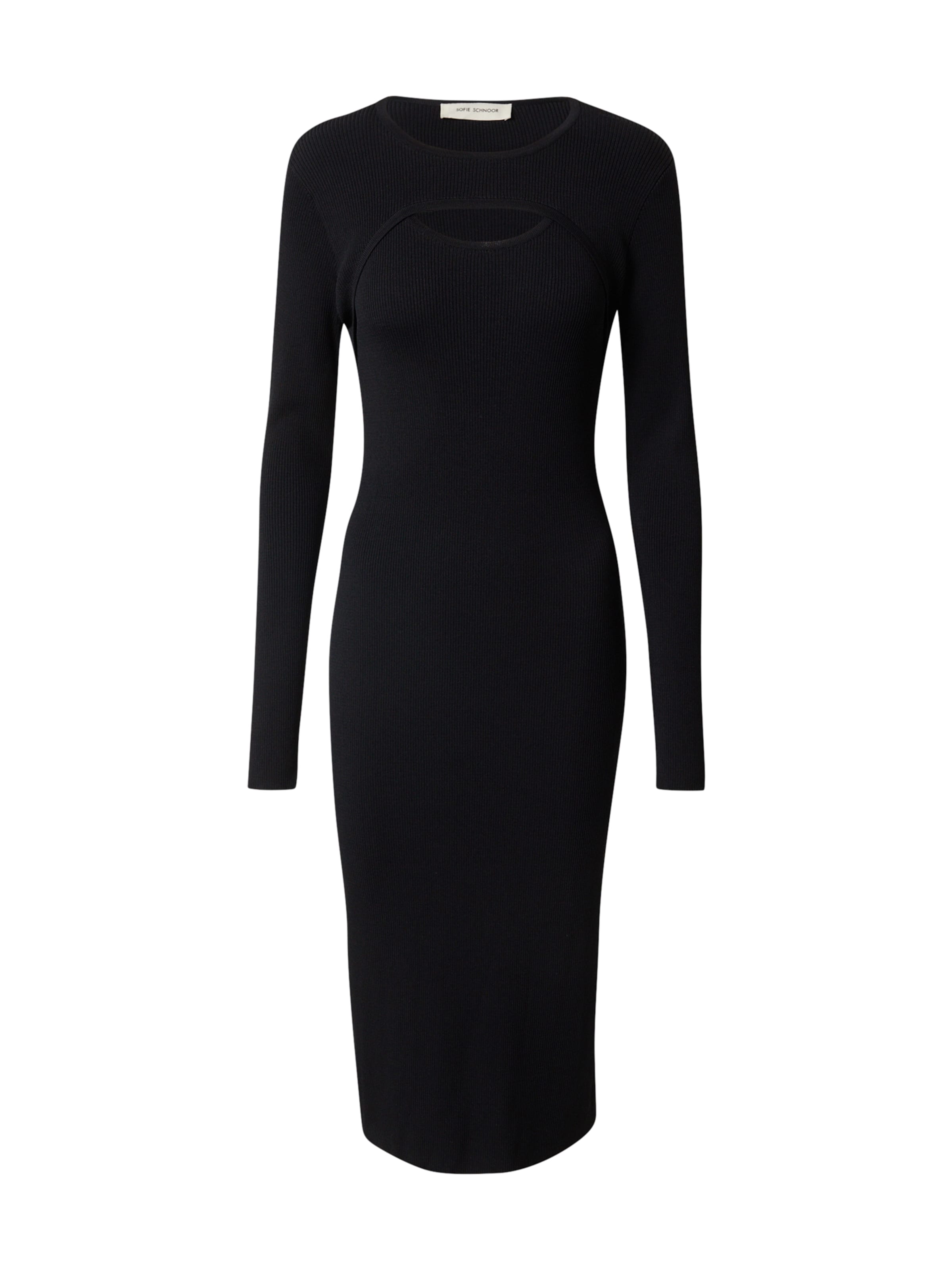 Sofie Schnoor Knit dress in Black: front