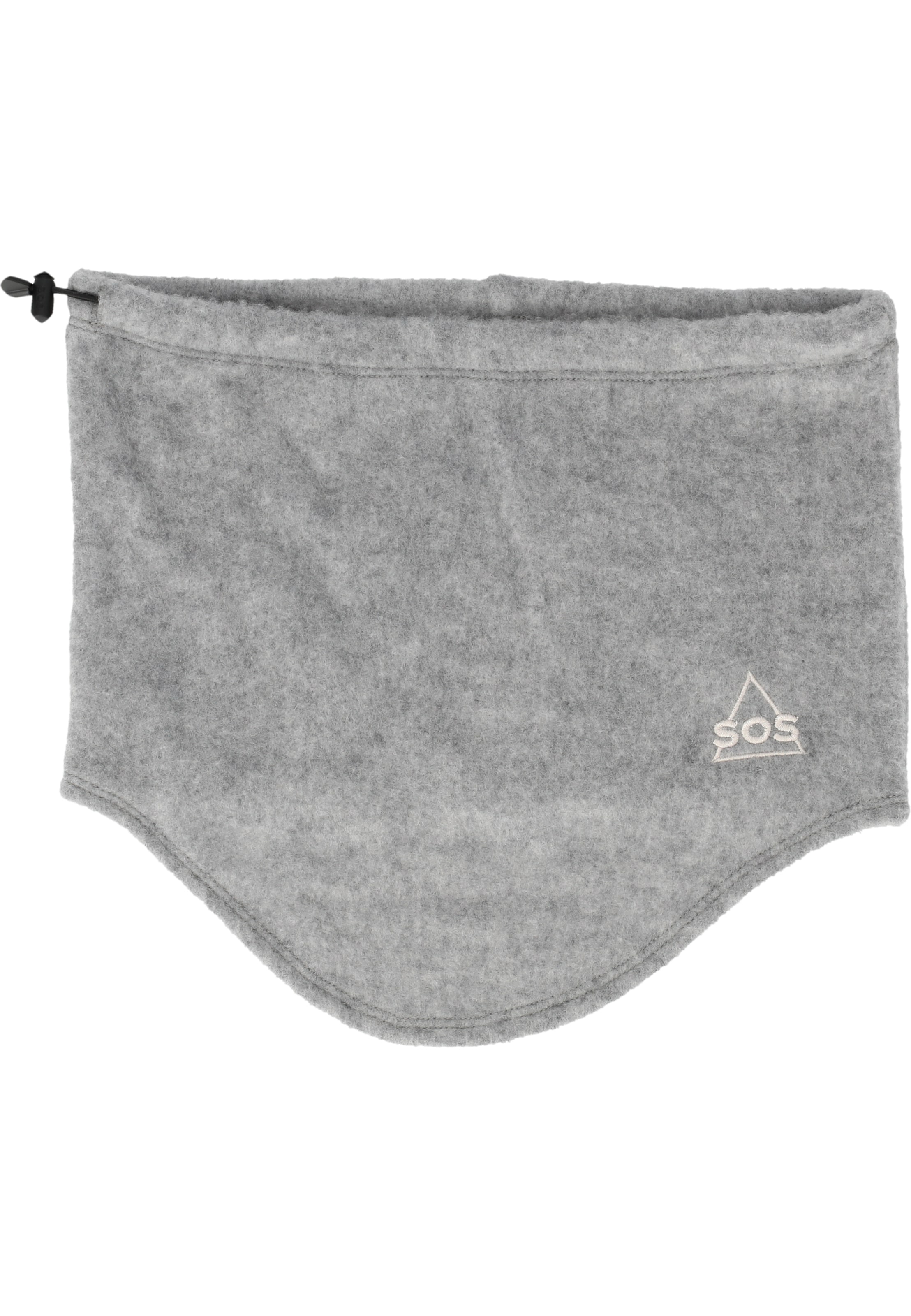 SOS Scarf 'Aneto' in Grey: front