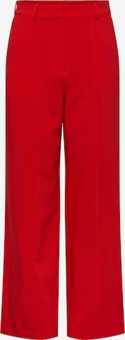 Y.A.S Pleated Pants 'TUCKA' in Red: front