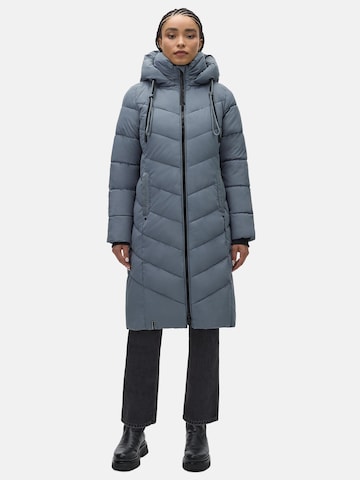 Manteau d’hiver 'Sahnekatzii XIV-1' MARIKOO en bleu : devant