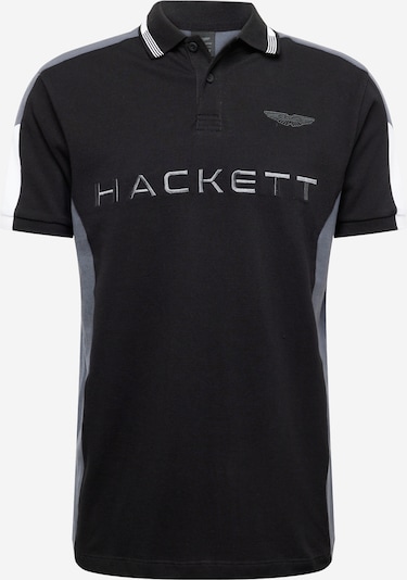 Hackett London Skjorte 'AMR MLT' i dueblå / sølvgrå / svart / hvit, Produktvisning