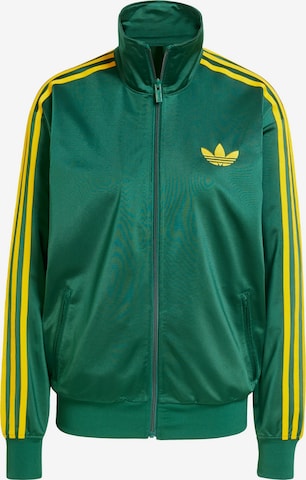 ADIDAS ORIGINALS Кофта на молнии 'Adicolor Classic Firebird' в Зеленый: спереди