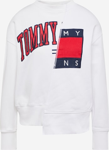 Tommy Jeans Collegepaita värissä valkoinen: edessä