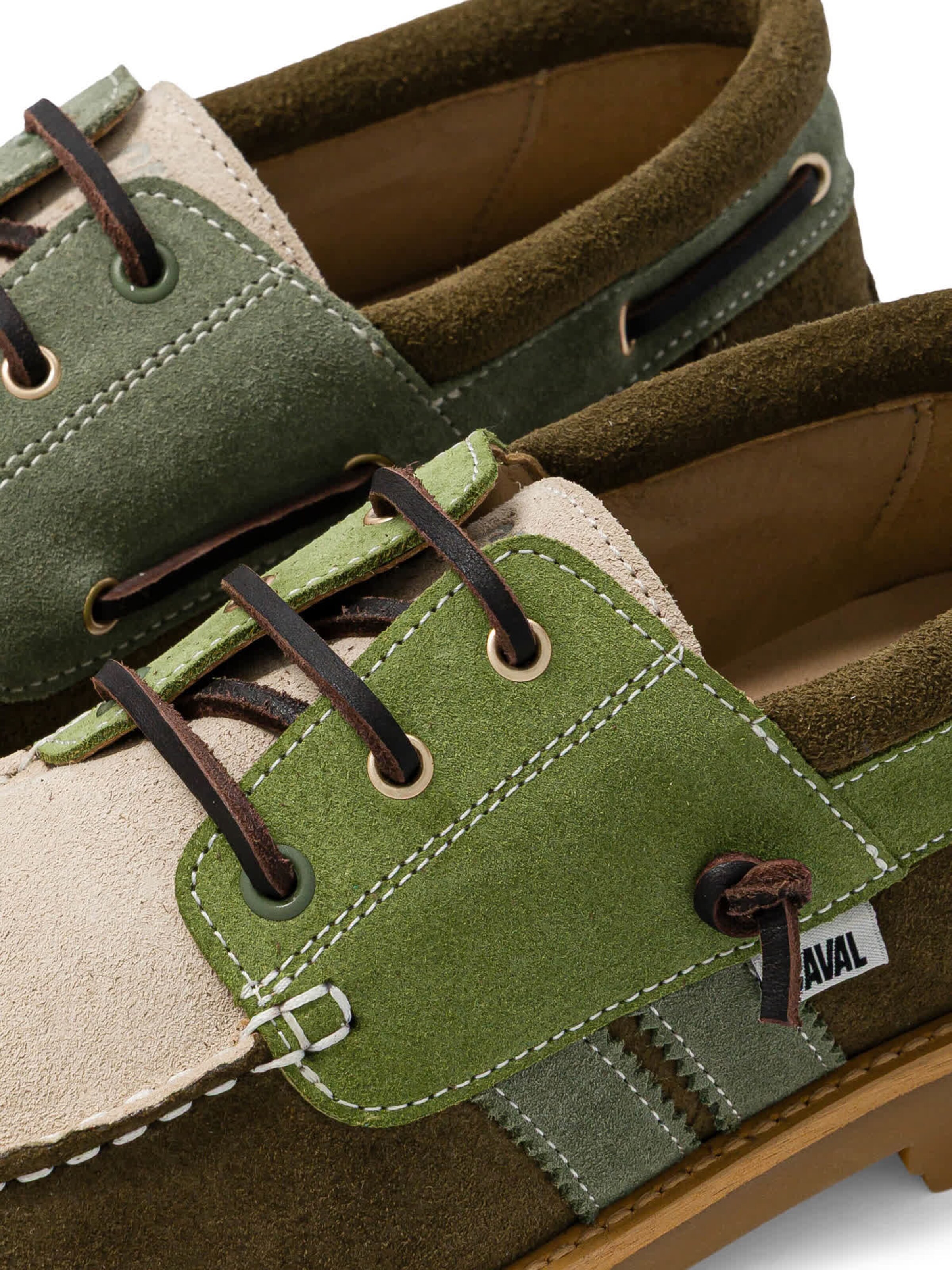 Caval Mocassins in Groen