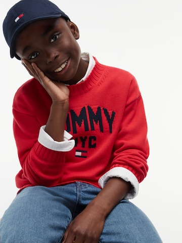 TOMMY HILFIGER Pulóver - piros