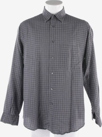 Robert Friedman Button Up Shirt in L in Grey: front
