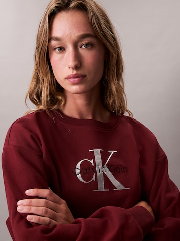 Felpa di Calvin Klein Jeans in rosso