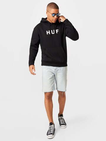 HUF Sweatshirt in Zwart