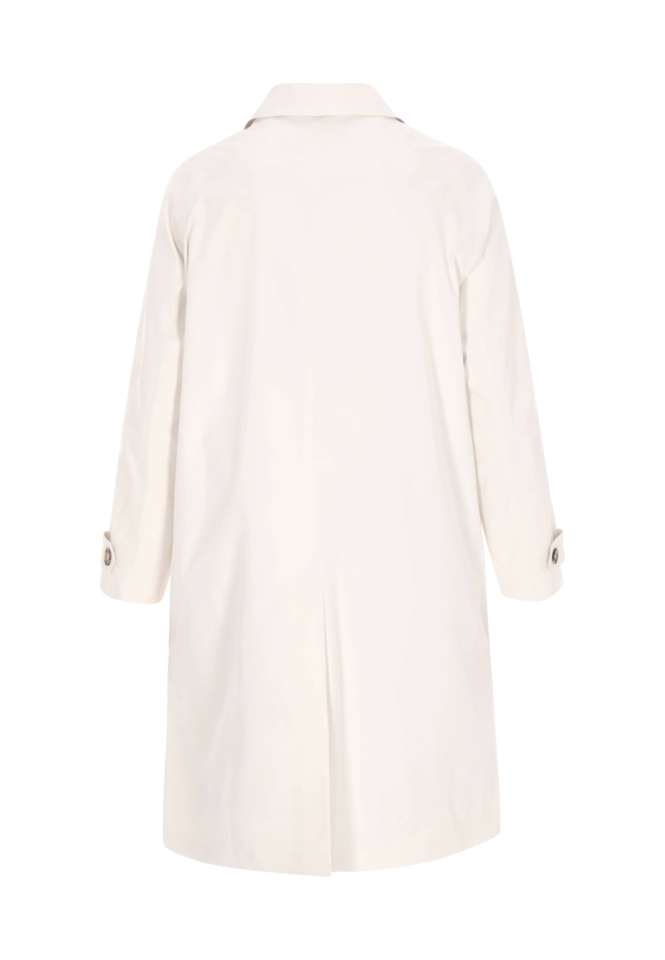 DreiMaster Klassik - Sobretudo meia-estação 'Classic' em branco