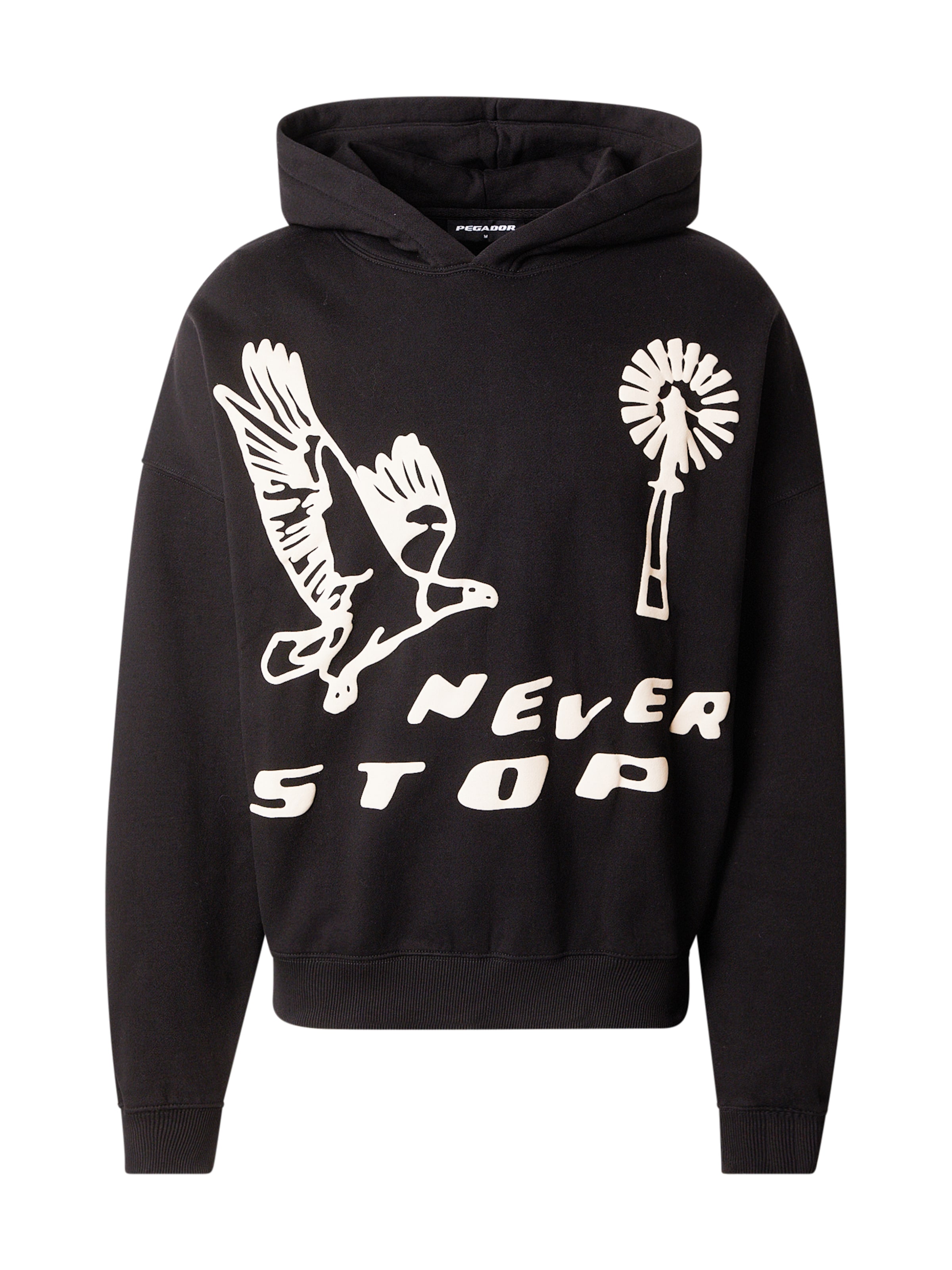 Sweat-shirt 'Clayson' Pegador en noir : devant