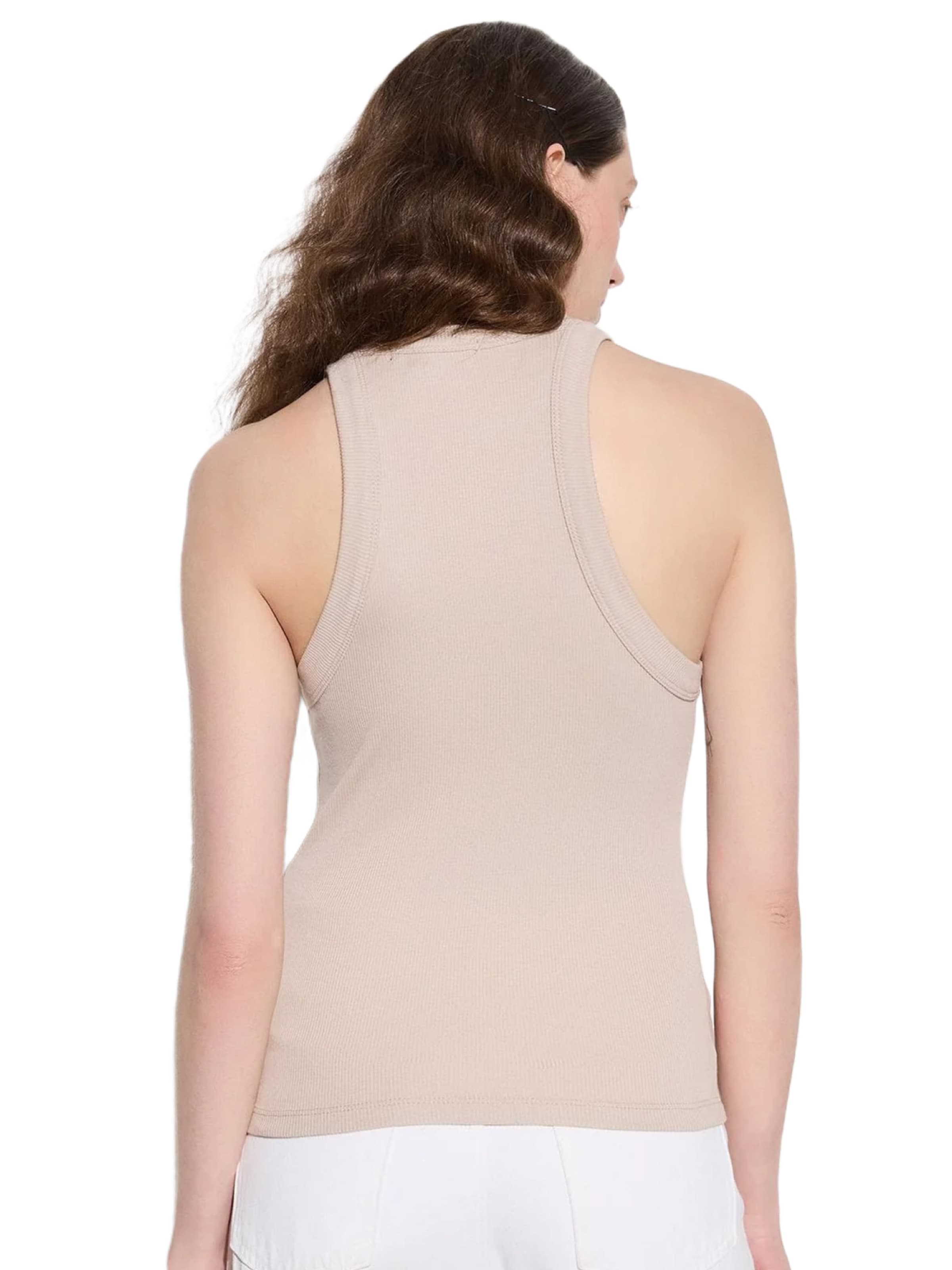 No Matter What Top in Beige