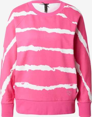 Key Largo Sweatshirt 'START' i rosa: framsida