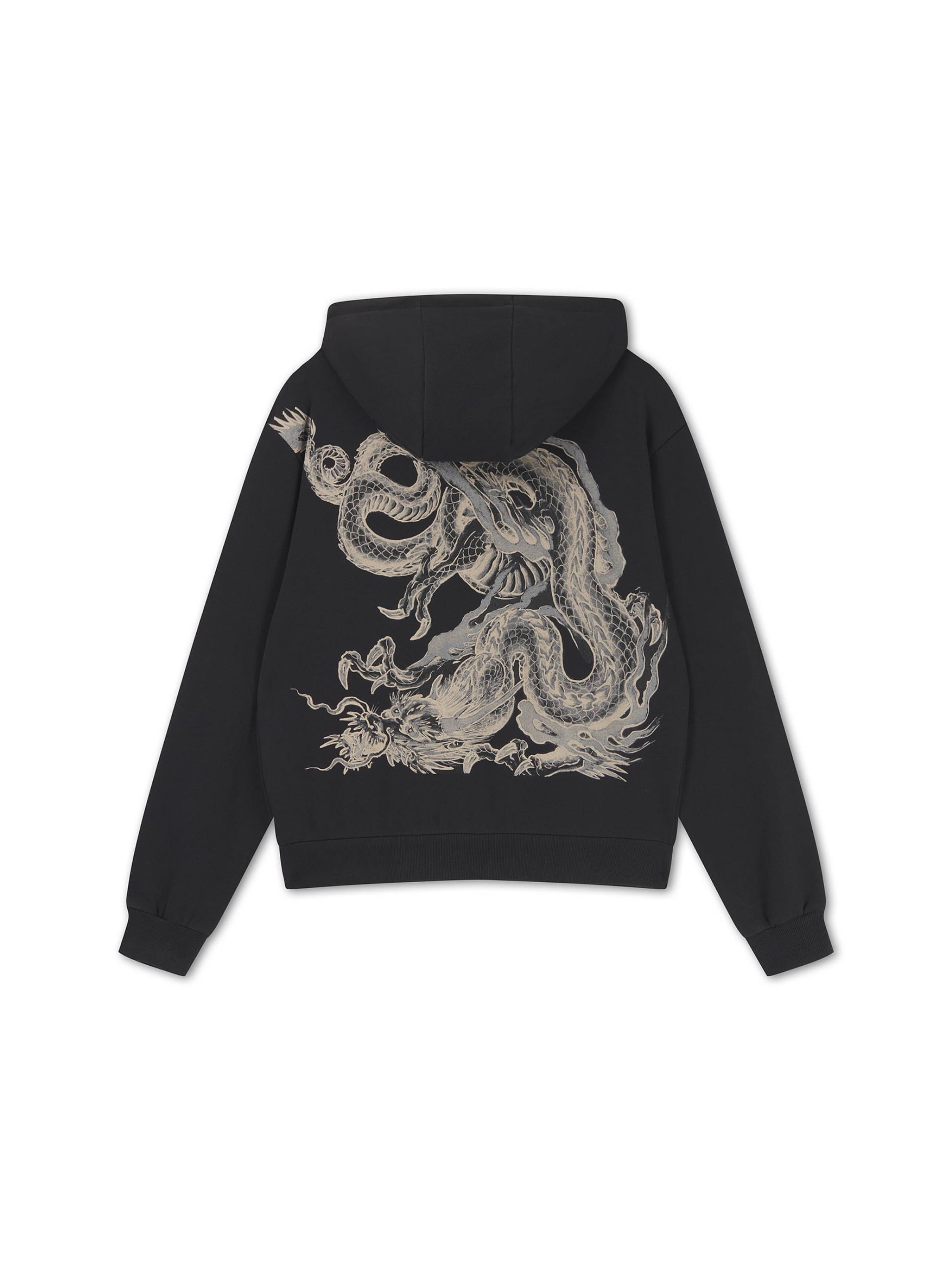 Ed Hardy Sweatshirt i svart: baksida