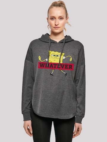 F4NT4STIC Sweatshirt 'Spongebob ' in Grijs: voorkant