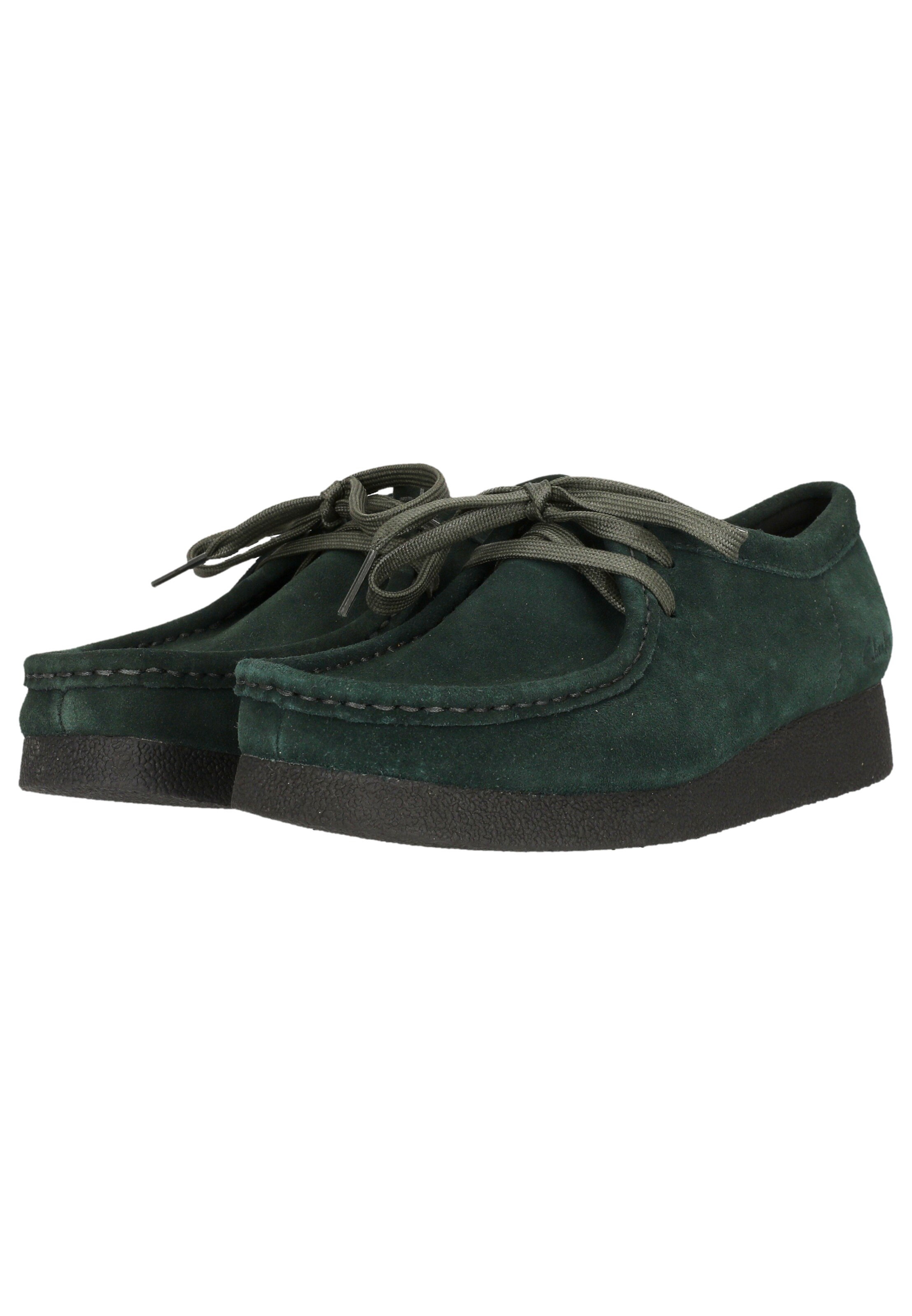 CLARKS Lace-up shoe 'Wallabee EVO' in Green