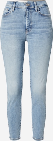 FRAME Skinny Jeans in Blue: front