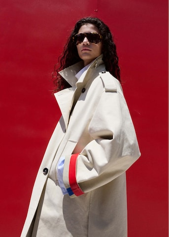 MANGO Between-Seasons Coat 'Termo' in Beige