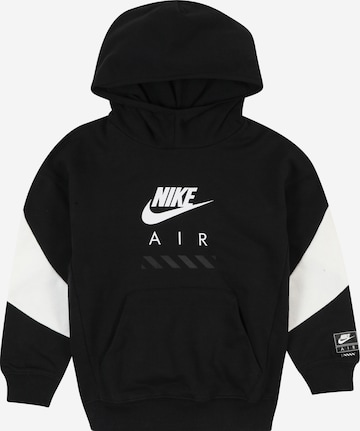 juoda Nike Sportswear Megztinis be užsegimo 'Air': priekis