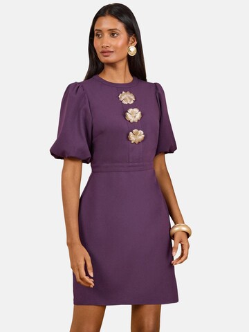 love & roses Dress in Purple: front