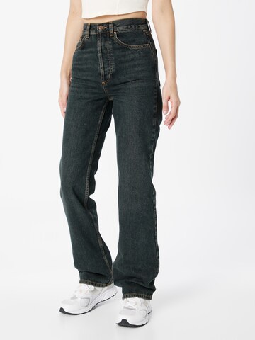 TOPSHOP Loosefit Jeans in Groen: voorkant