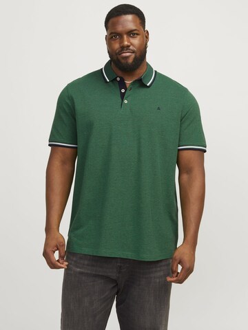 Jack & Jones Plus Shirt in Groen: voorkant