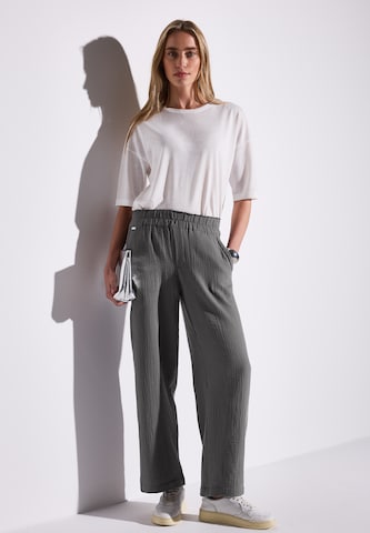 STREET ONE Wide leg Pants in Grey