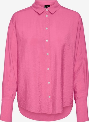 Chemisier '10289934' VERO MODA en rose : devant