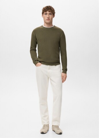 MANGO MAN Pullover 'Antigua' in Grün