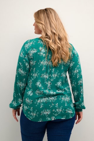 KAFFE CURVE Bluse 'Ami' in Grün