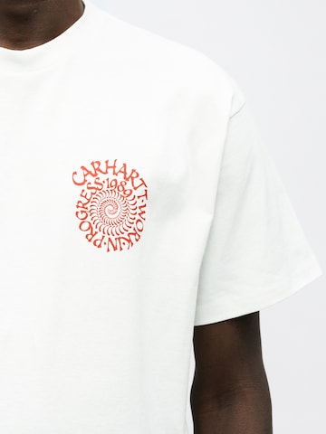 Carhartt WIP Shirt 'Spirals' in Wit