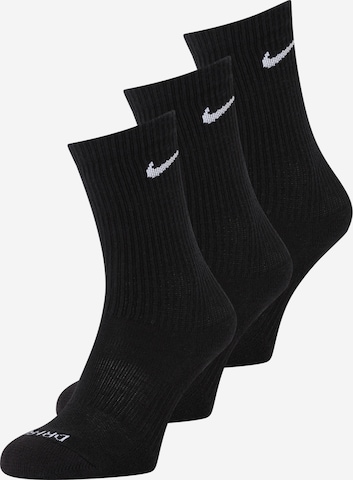 Nike SportswearČarape 'Everyday Plus' - crna boja: prednji dio