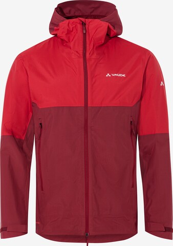 VAUDE Outdoorjas in Rood: voorkant