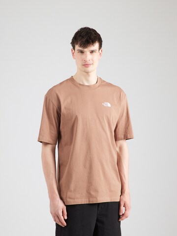 THE NORTH FACE Μπλουζάκι 'SIMPLE DOME' σε καφέ: μπροστά