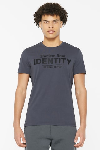 Harlem Soul Shirt 'MEL-BOURNE' in Grey: front